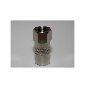 F-connector RG6 push-on - nikkel