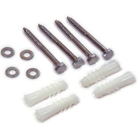 WMS 4 schroef set inclusief plastic pluggen