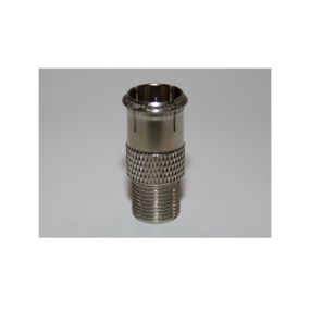 BKF4-0049 Quick Connect Male to Female RG6 - nickel