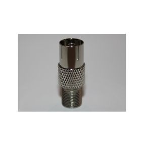 BKF4-0053 RF Male to Female RG6 - nickel