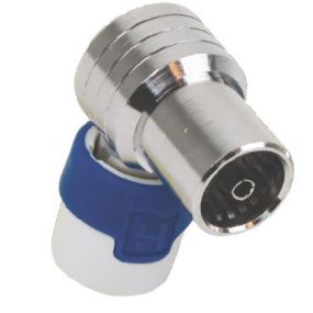 Hirschmann KOKWI 5, IEC connector female right angle