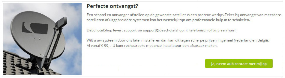 Satellliet tv installeren