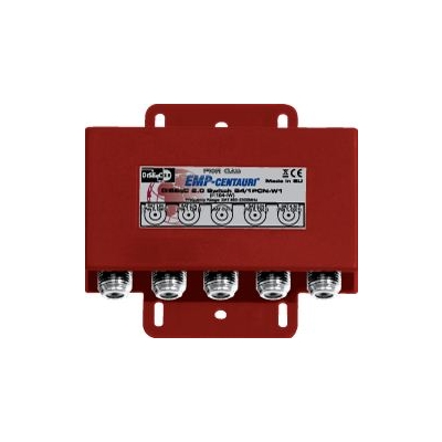 DiSEqC switch met 4 ingangen en 1 uitgangen